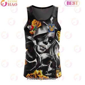 LIGA MX Tigres UANL Special Dia De Muertos Design Tank Top