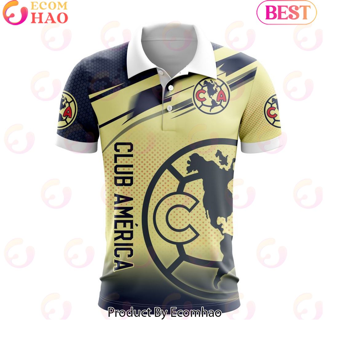 NEW] LIGA MX Club Santos Laguna Special Design Polo Shirt