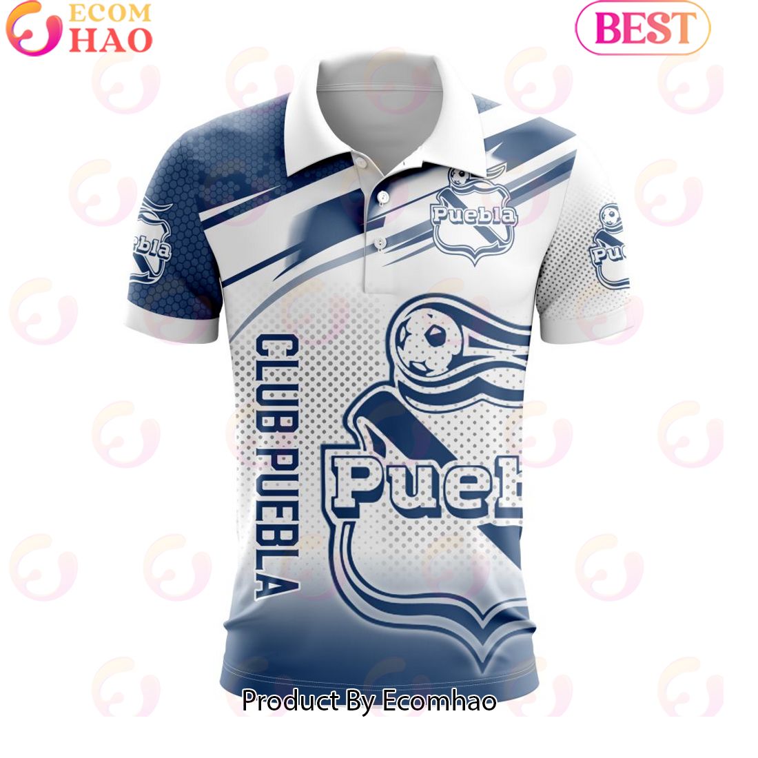 NEW] LIGA MX Club Puebla Special Design Polo Shirt