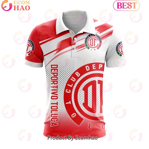 NEW] LIGA MX Deportivo Toluca Special Design Polo Shirt