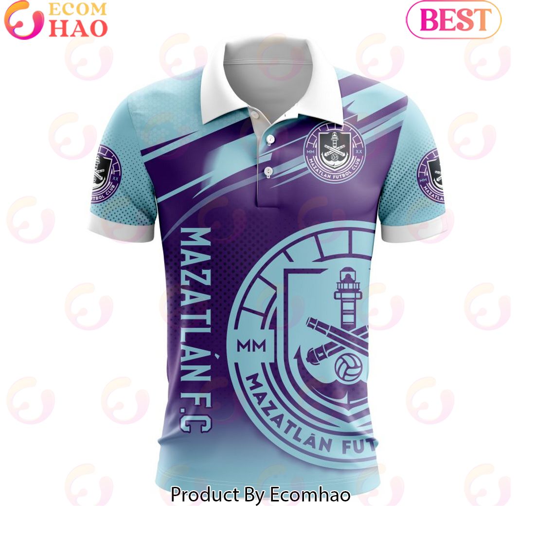 NEW] LIGA MX Mazatlan F.C Special Design Polo Shirt