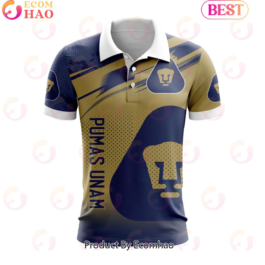 NEW] LIGA MX Pumas UNAM Special Design Polo Shirt