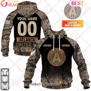 Personalized MLS Atlanta United Camouflage 3D Hoodie