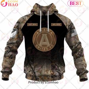 Personalized MLS Atlanta United Camouflage 3D Hoodie