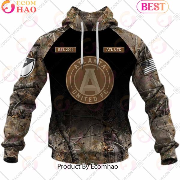 Personalized MLS Atlanta United Camouflage 3D Hoodie