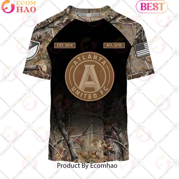 Personalized MLS Atlanta United Camouflage 3D Hoodie