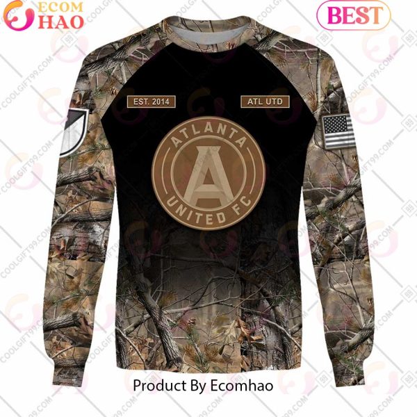Personalized MLS Atlanta United Camouflage 3D Hoodie