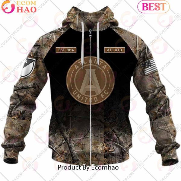 Personalized MLS Atlanta United Camouflage 3D Hoodie