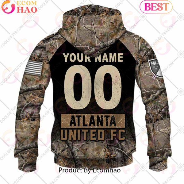 Personalized MLS Atlanta United Camouflage 3D Hoodie