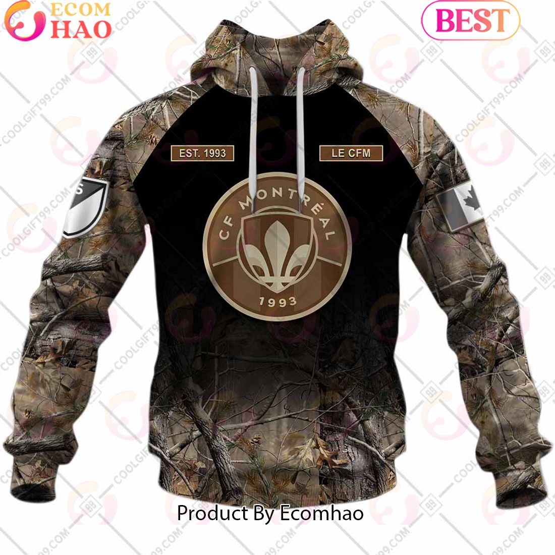 Personalized MLS CF Montreal Camouflage 3D Hoodie