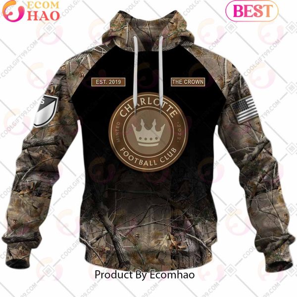 Personalized MLS Charlotte FC Camouflage 3D Hoodie