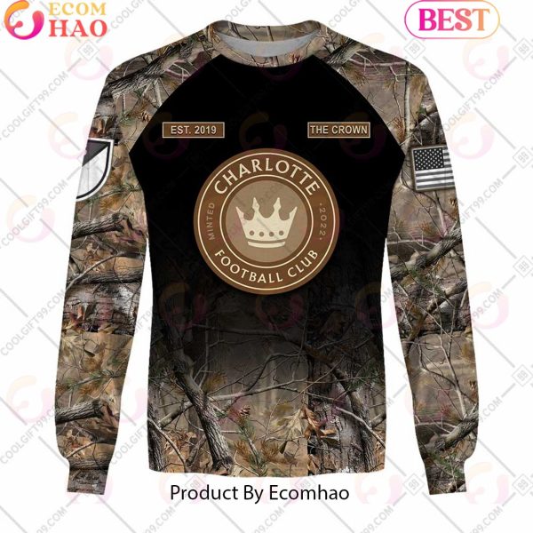 Personalized MLS Charlotte FC Camouflage 3D Hoodie