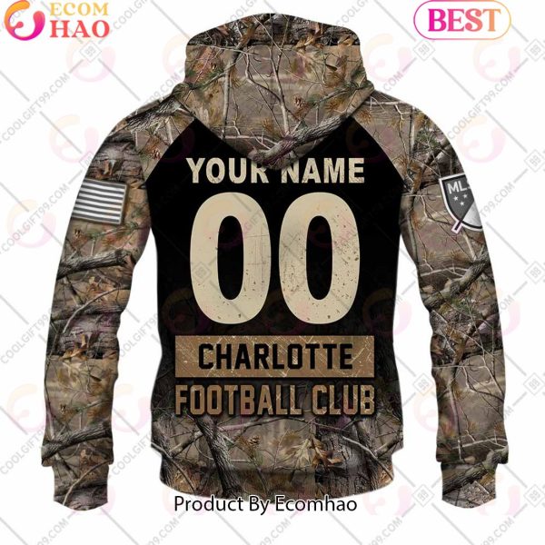 Personalized MLS Charlotte FC Camouflage 3D Hoodie