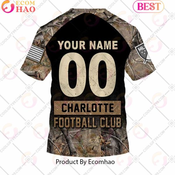 Personalized MLS Charlotte FC Camouflage 3D Hoodie