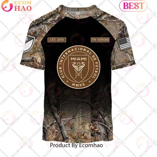 Personalized MLS Inter Miami CF Camouflage 3D Hoodie