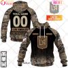 Personalized MLS Los Angeles Galaxy Camouflage 3D Hoodie