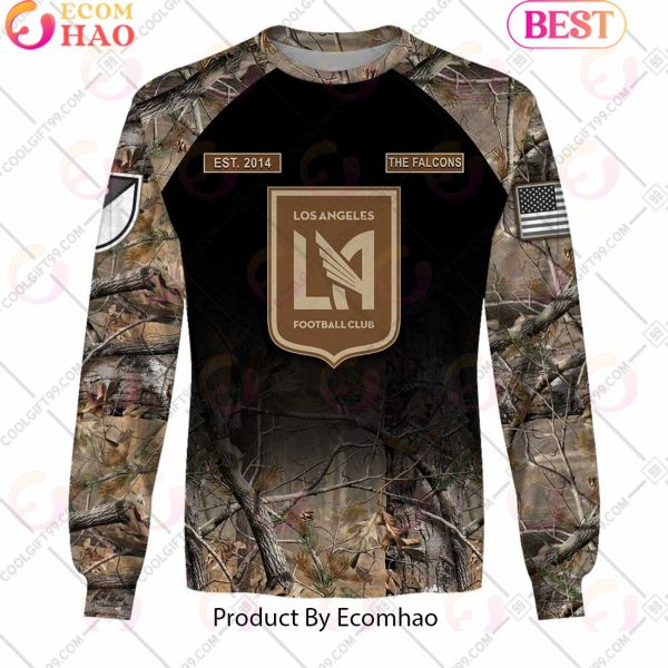 Personalized MLS Los Angeles FC Camouflage 3D Hoodie
