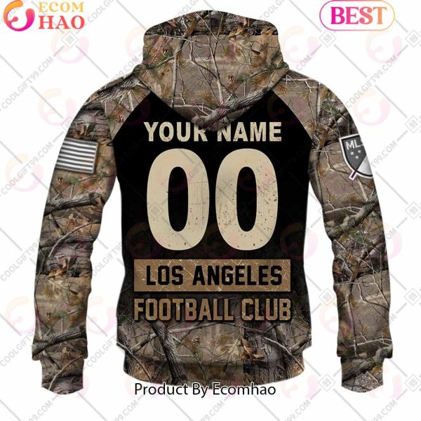 Personalized MLS Los Angeles FC Camouflage 3D Hoodie