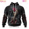 NFL Atlanta Falcons Special Horror Skull Art Design Halloween 3D Hoodie