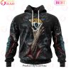 NFL Kansas City Chiefs Special Horror Skull Art Design Halloween 3D Hoodie