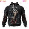 NFL Kansas City Chiefs Special Horror Skull Art Design Halloween 3D Hoodie