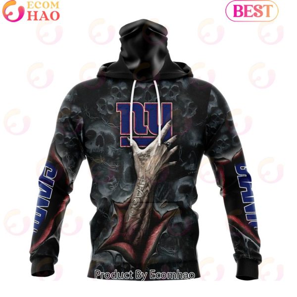 NFL New York Giants Special Horror Skull Art Design Halloween 3D Hoodie