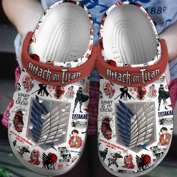 Attack On Titan Give Me On Your Dreams And Die Clogs