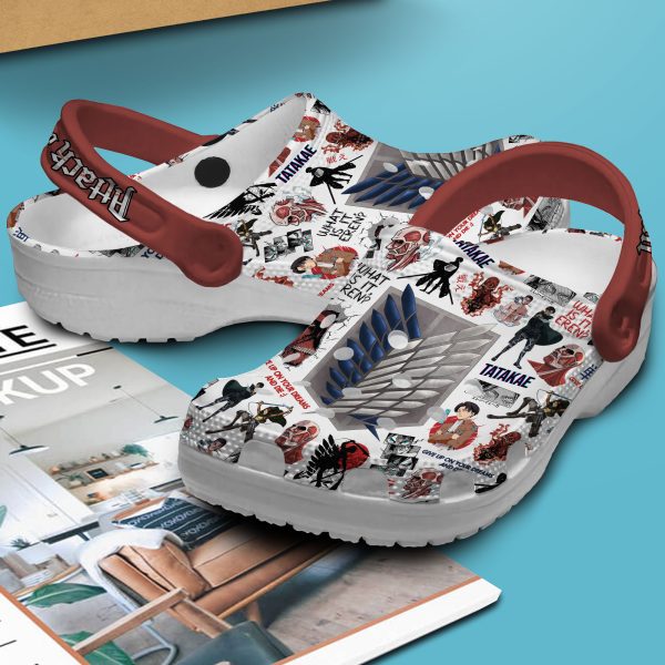 Attack On Titan Give Me On Your Dreams And Die Clogs