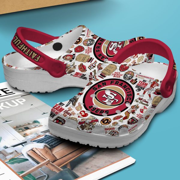 Faithful Then San Francisco 49ers Clogs