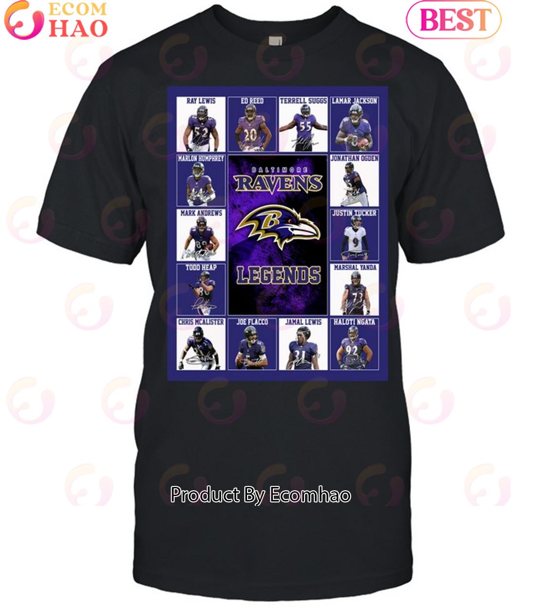 NFL Baltimore Ravens Legends Unisex T-Shirt