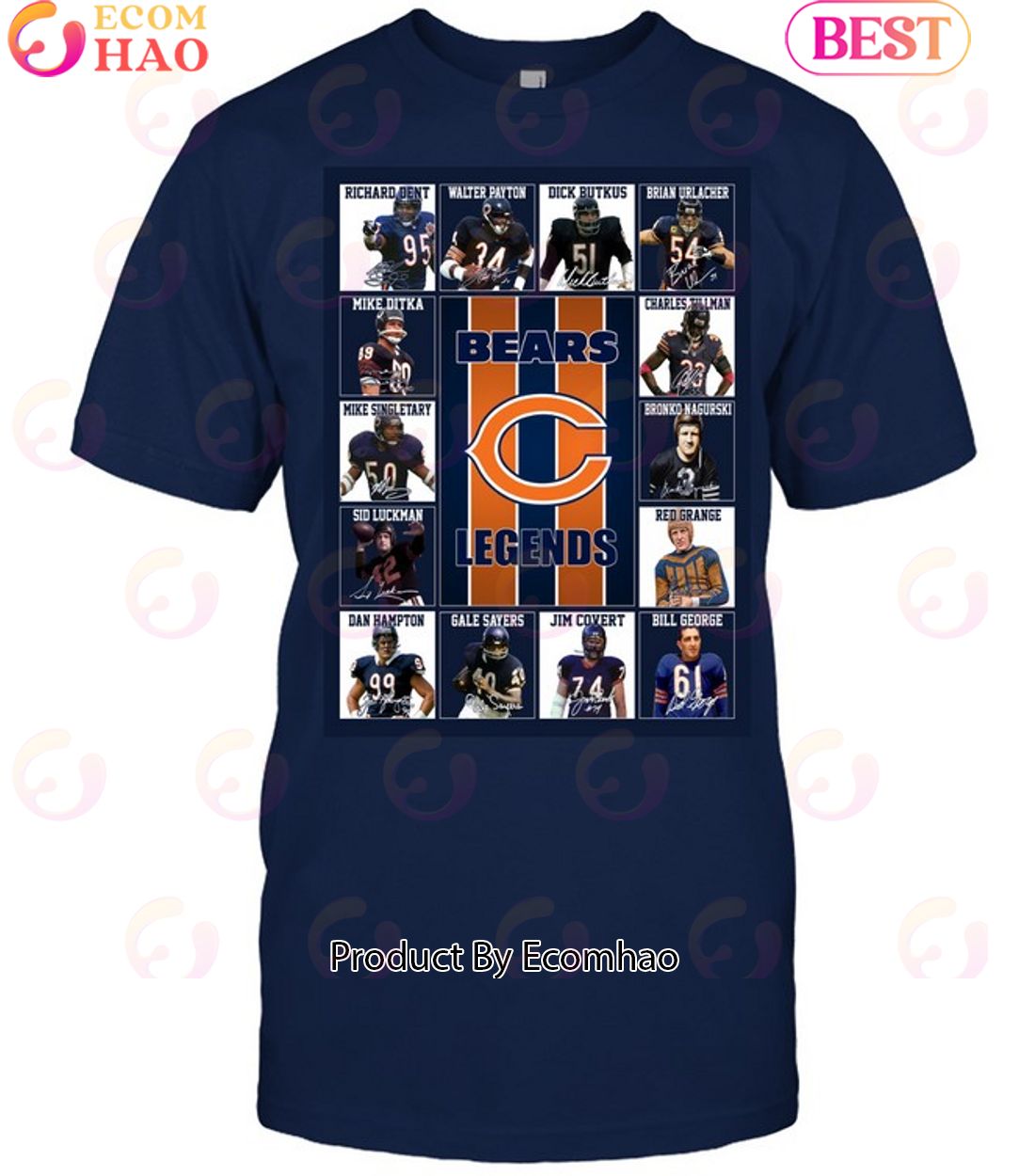 NFL Chicago Bears Legends Unisex T-Shirt