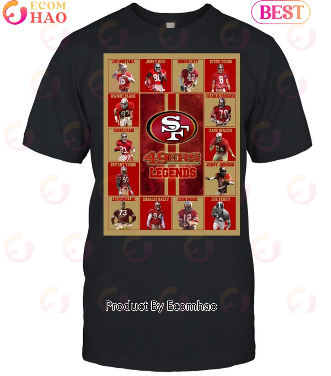 NFL San Francisco 49ers Legends Unisex T-Shirt