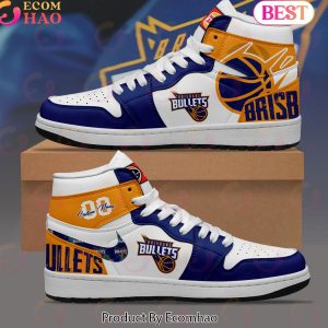 Brisbane Bullets NBL Personalized Air Jordan 1 Premium Shoes – Limited