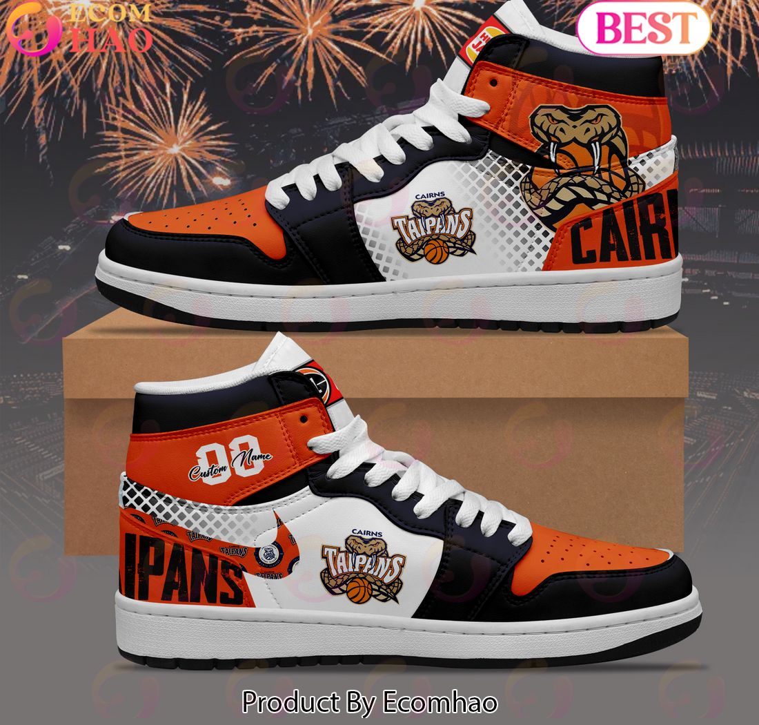 Cairns Taipans NBL Personalized Air Jordan 1 Premium Shoes – Limited