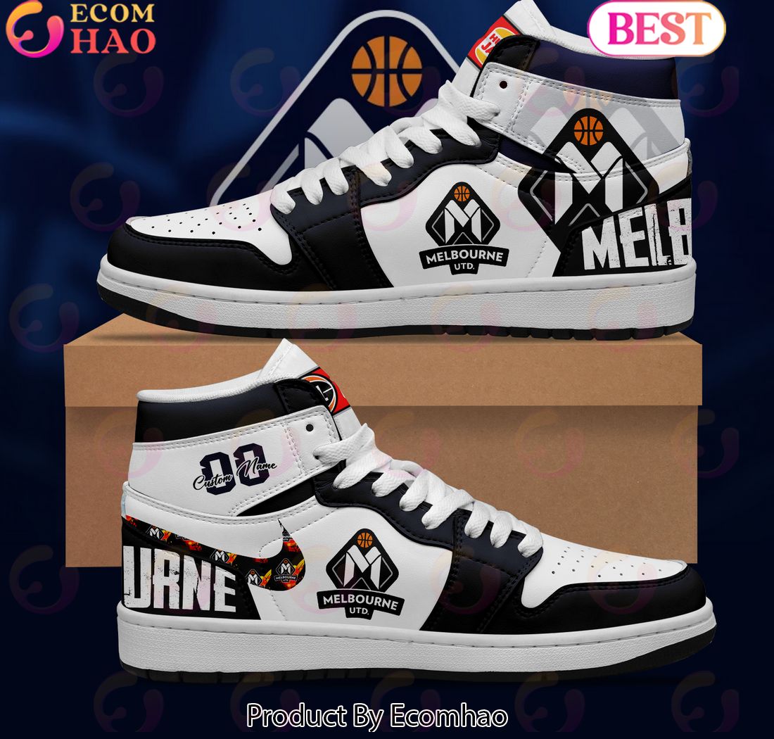 Melbourne United NBL Personalized Air Jordan 1 Premium Shoes – Limited