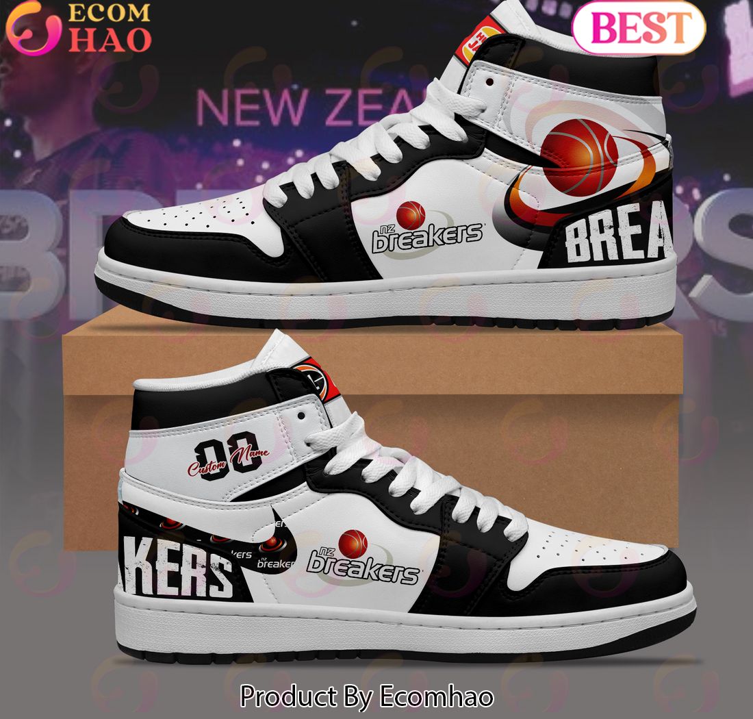 NZ Breakers NBL Personalized Air Jordan 1 Premium Shoes – Limited