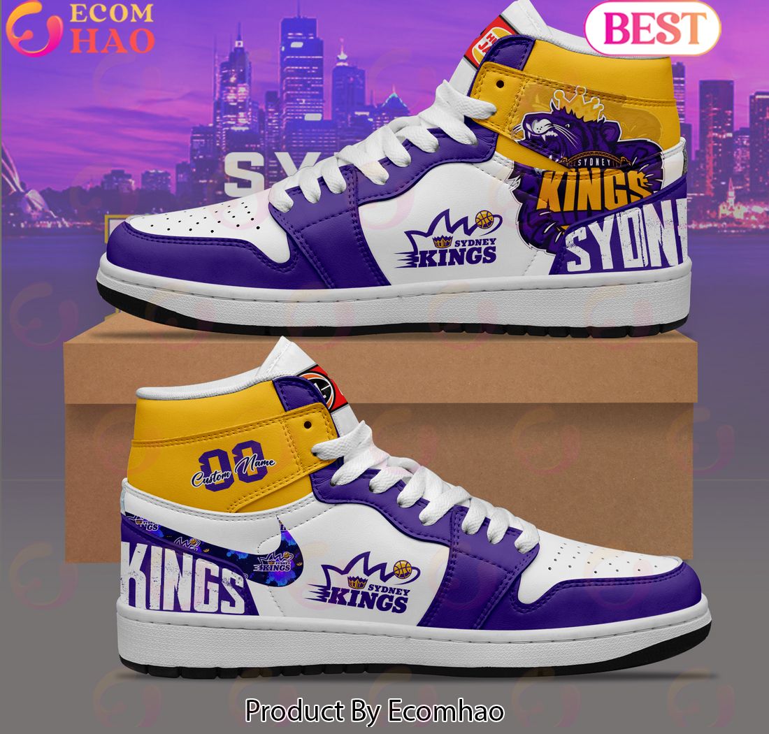 Sydney Kings NBL Personalized Air Jordan 1 Premium Shoes – Limited