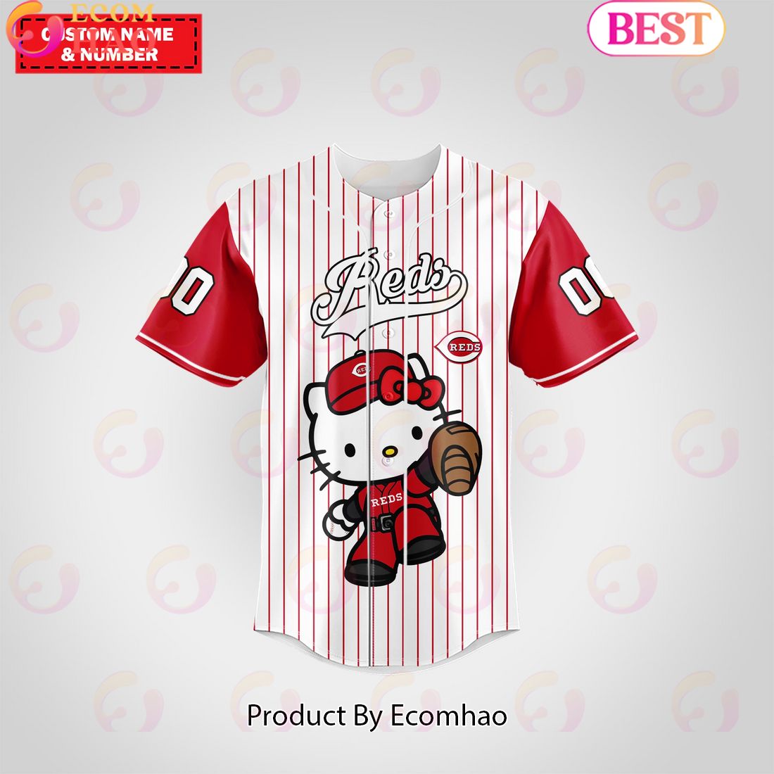 Cincinnati Reds Baseball Jersey Premium MLB Custom Name – Number