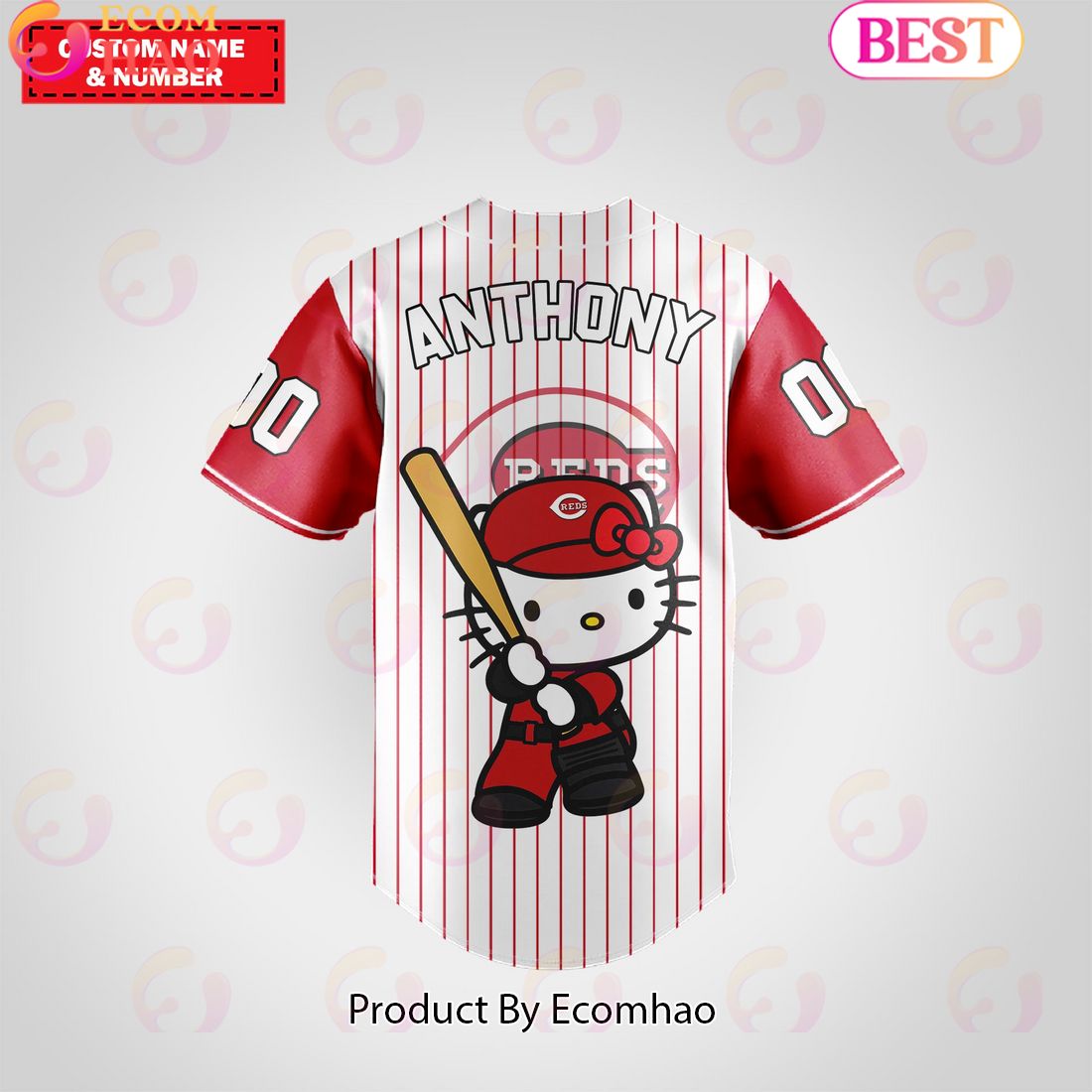 Cincinnati Reds Baseball Jersey Premium MLB Custom Name – Number