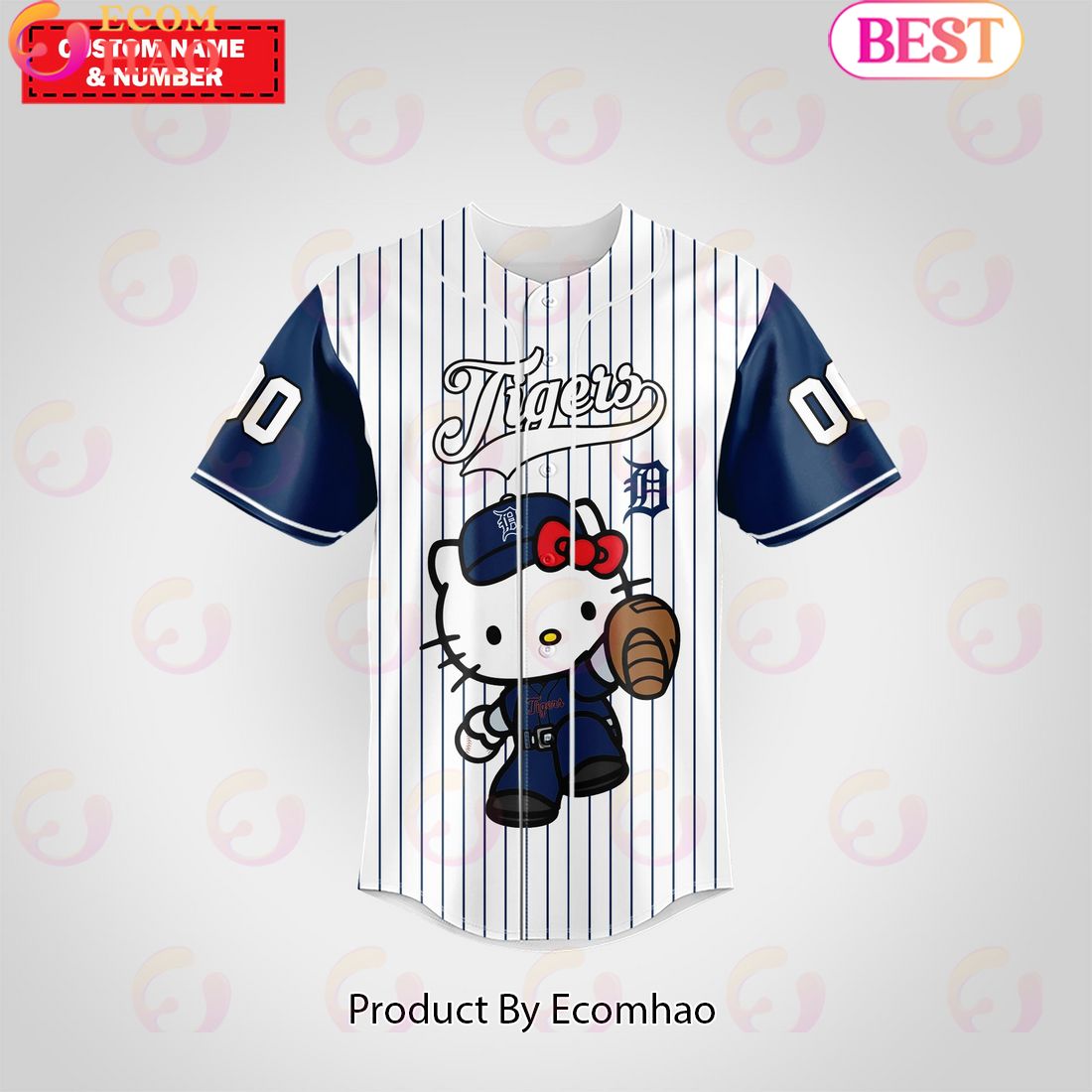 Detroit Tigers Baseball Jersey Premium MLB Custom Name – Number