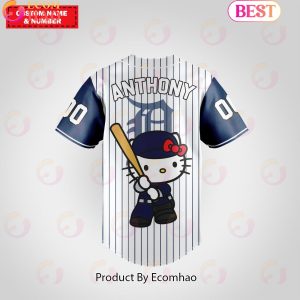 Detroit Tigers Baseball Jersey Premium MLB Custom Name – Number