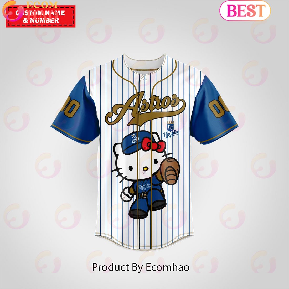 Kansas City Royals Baseball Jersey Premium MLB Custom Name – Number