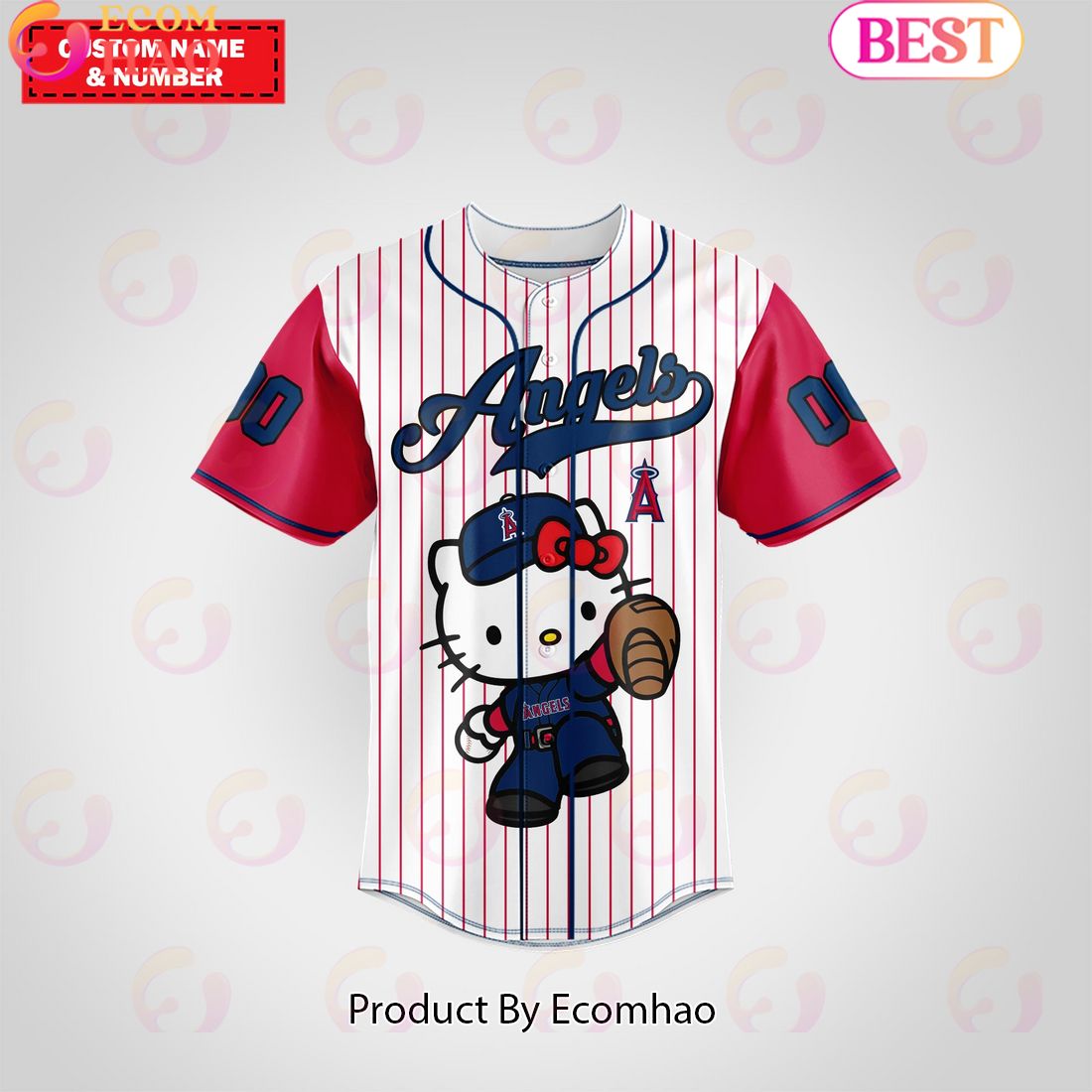 Los Angeles Angels Baseball Jersey Premium MLB Custom Name – Number