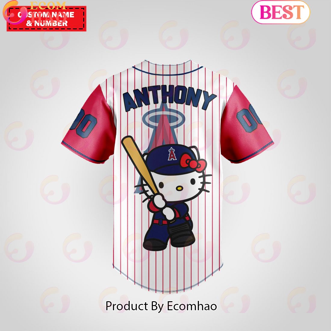 Los Angeles Angels Baseball Jersey Premium MLB Custom Name – Number