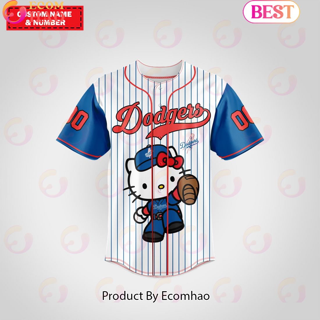 Los Angeles Dodgers Baseball Jersey Premium MLB Custom Name – Number