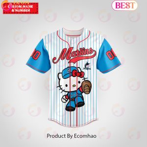 Miami Marlins Baseball Jersey Premium MLB Custom Name – Number