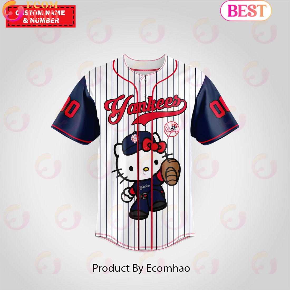 New York Yankees Baseball Jersey Premium MLB Custom Name – Number