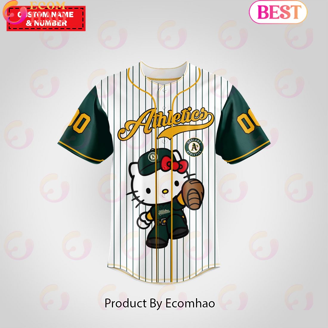 Oakland Athletics Baseball Jersey Premium MLB Custom Name – Number