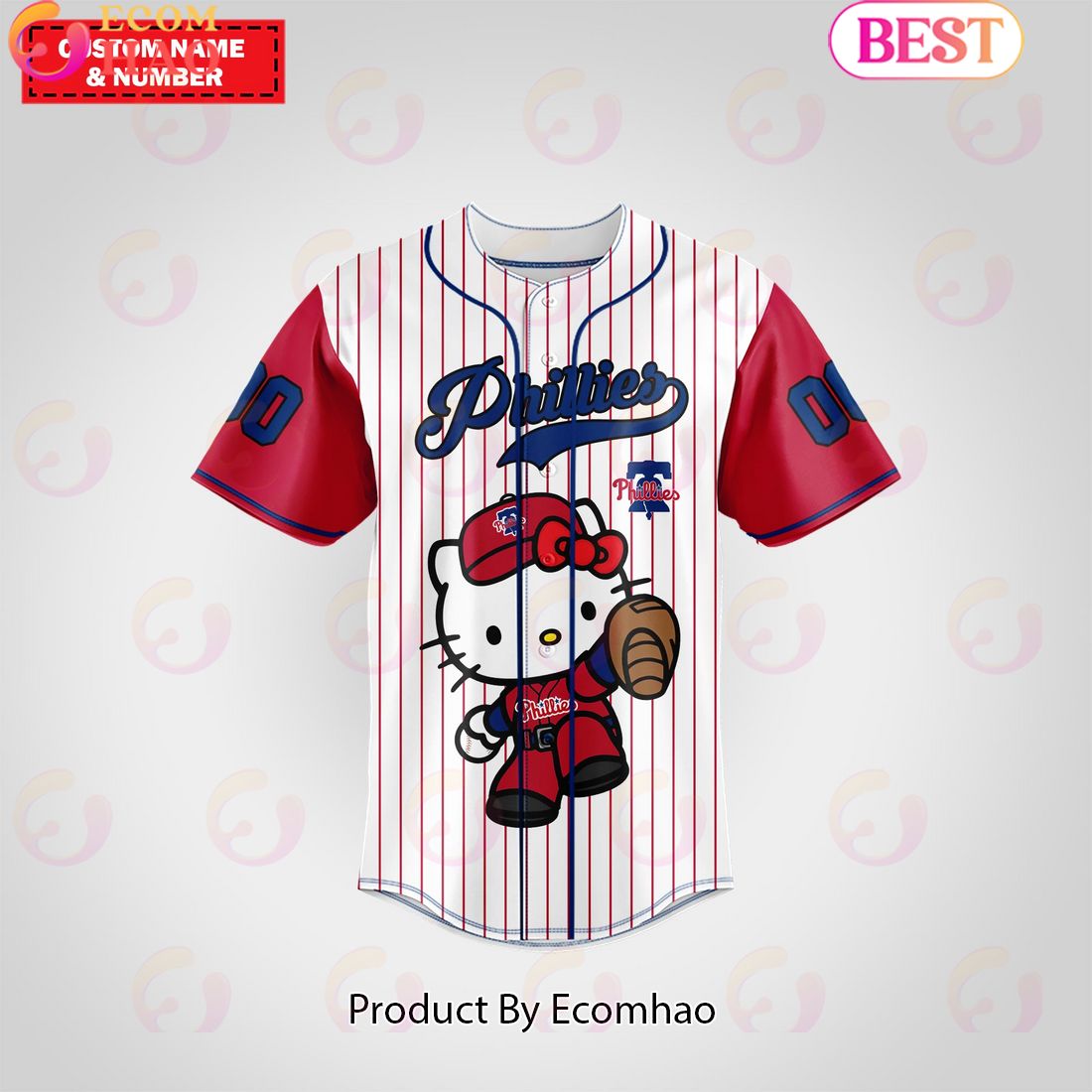 Philadelphia Phillies Baseball Jersey Premium MLB Custom Name – Number