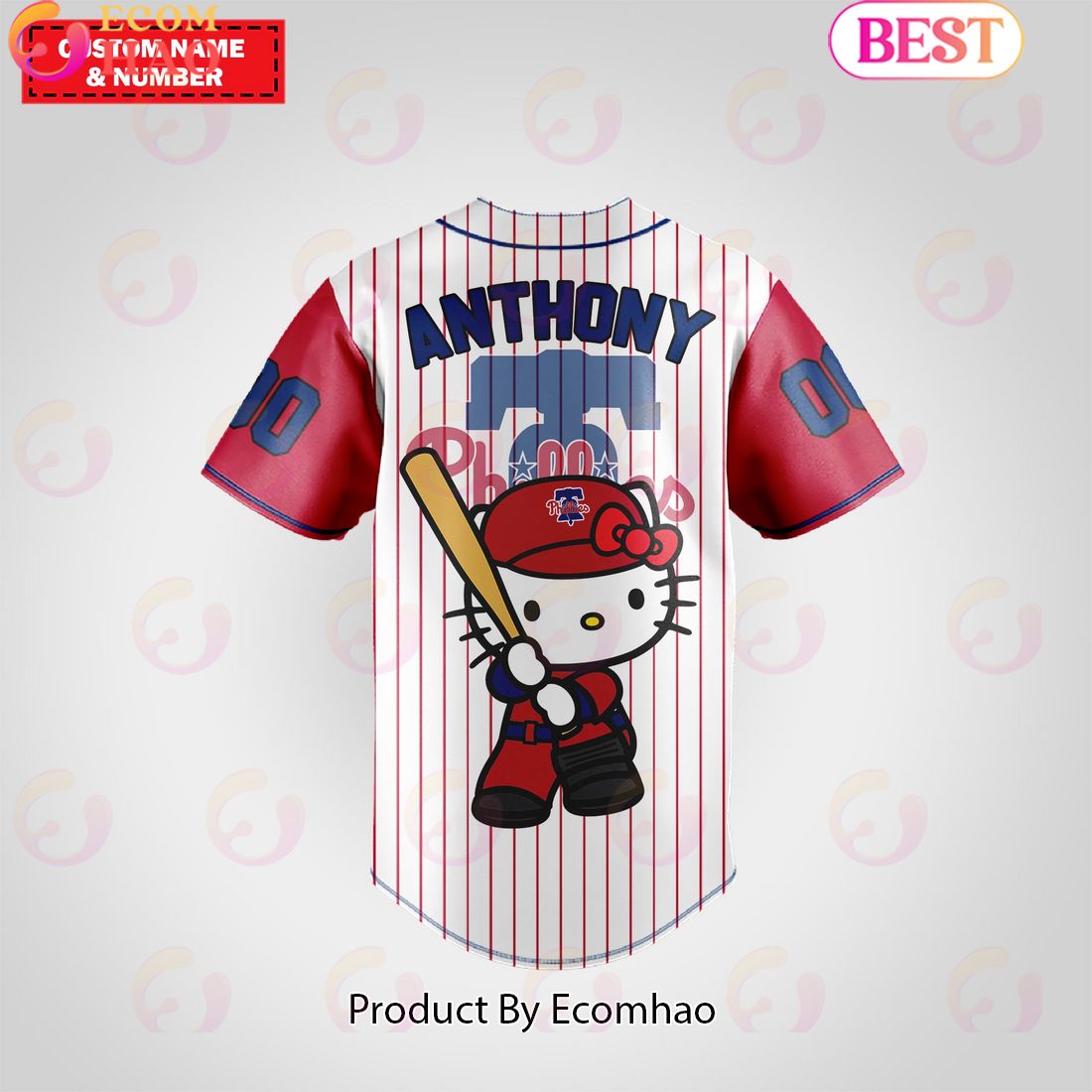 Philadelphia Phillies Baseball Jersey Premium MLB Custom Name – Number